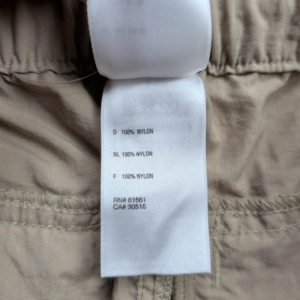 The North Face Cargo Shorts Mens Small Khaki Tan Nylon Hiking Outdoors READ